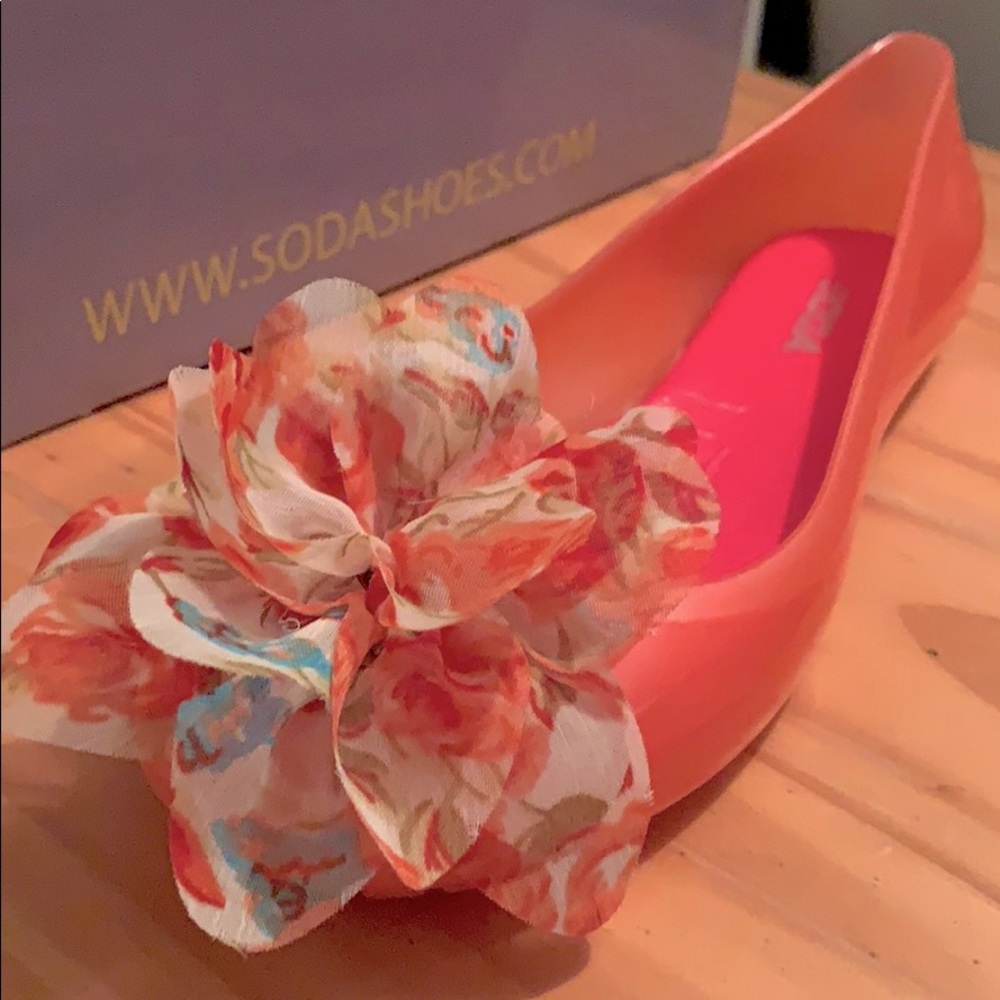 Flower Pink Flats